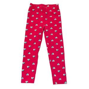 Carter's Glitter Heart Print Leggings Size 2T